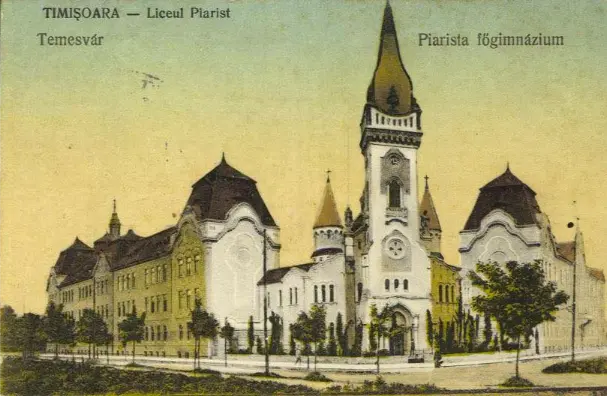 Timișoara - Liceul Piarist - început de secol XX.